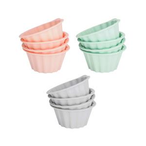 SILIPOT 실리콘 간식 조리 머핀 빵 틀 중 4P 컬러 택1