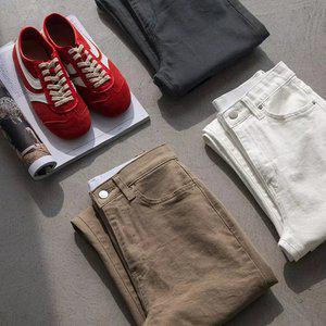 (안나앤모드) based 히든밴딩 일자 팬츠[팬츠EC790]