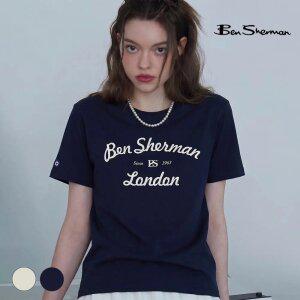 [택가 48,000원] 벤셔먼 헤리티지 로고 레터링 프린트 티셔츠 BOCTS311U