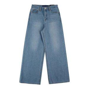 [택가 59,800원] 클라이드앤 와이드 데님 팬츠 블루 FNBDP795F
