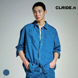 [택가 59,800원] 클라이드앤 남성 블루 데님 셔츠 FOASH142M