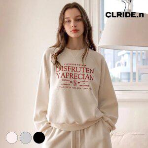 [택가 39,800원] 클라이드앤 여성 레터링 맨투맨 FOATS621F