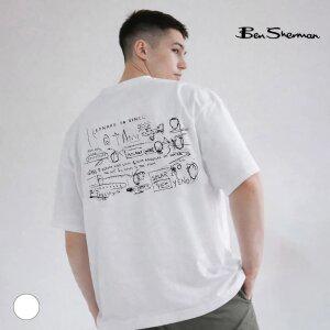 바스키아 LEONARDO 백 프린팅 아트워크 반팔티셔츠 BPBTS281M