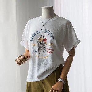 (안나앤모드) stroll 슬라브 반팔 탑[티셔츠EFV43]