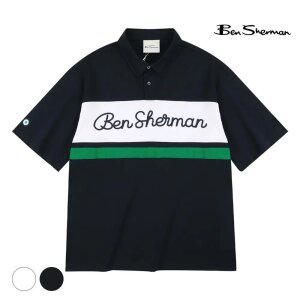 [택가 68,000원] 벤셔먼 남성 카라 가슴배색 반팔 티셔츠 네이비 BNBTS212M
