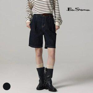 [택가 78,000원] 벤셔먼 우먼 5부 데님 숏팬츠 BOBDP741F