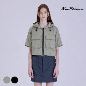 [택가 148,000원] 벤셔먼 우먼 크롭 후드 점퍼 BOBJP722F