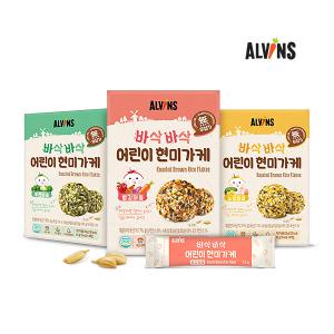[엘빈즈] 바삭바삭 어린이 현미가케 골고루 3박스