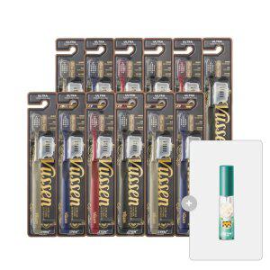뷰센 울트라 칫솔 12입+지엔 무알콜 구취스프레이 10ml