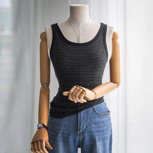 (안나앤모드) meri 스트라이프 나시 탑[나시EFX99]