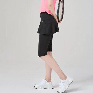 허그 여름레깅스 샤론7부 치마레깅스 스포츠 치마바지