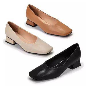 에스콰이아 여성 클로에 스퀘어 펌프스 FSHP613_615