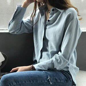 어나더블 라일로 긴팔 블라우스