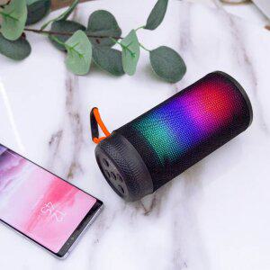 플레이고 핸즈프리 7가지 LED모드 TF카드 USB 재생 원터치 페어링 블루투스 스피커 C타