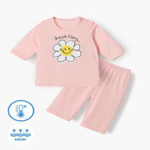 유니프랜드 데이지 쿨메쉬 7부내의 아동 유아실내복 여름 간절기 상하세트