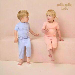[밀크마일로로] 로로반팔내의상하세트