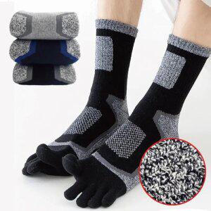 프리미엄 이중쿠션 스포츠 발가락양말 5켤레 등산 작업