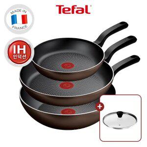 [테팔] 라이트쿡 인덕션 3종(팬24+팬28+웍28)(+레온 유리뚜껑28cm)