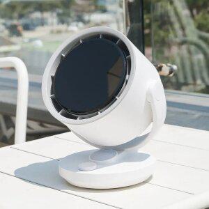 코드나인 무선 무풍 회전 탁상용 써큘레이터 무드등 선풍기 FAN300