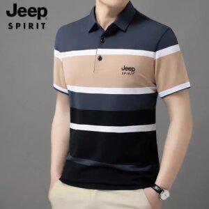 JEEP SPIRIT 지프 남자 티셔츠 통기성 캐쥬얼 카라티 반팔