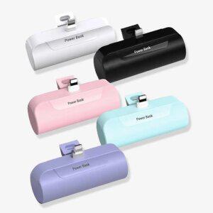 일체형 미니 보조배터리 도킹형 C타입 8핀 핸드폰 휴대용 보조배터리