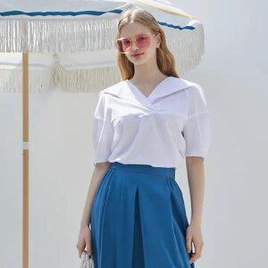 세일러카라 볼륨 블라우스 PP2WB561