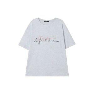 메르시 입체 자수 반팔티셔츠 AQ2CT652