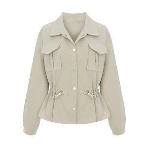 (택가 129000원) [티뷰]카라포켓스트링블라우스자켓_V6A-CJK004