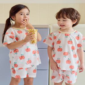 [키키스토리] 쿨 매쉬 키키애플 5부 향균 에어로실버 실내복