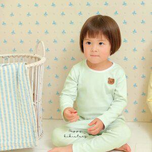 [키키스토리] 곰돌와펜(올리브) 30수 스판 실내복