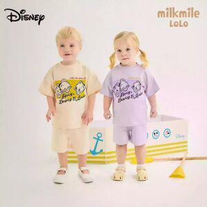 [밀크마일로로] [디즈니]휴이두이루이 여름실내상하세트