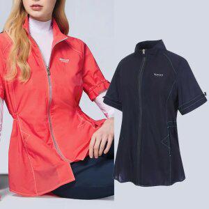 (여성)반팔 스티치 집업 점퍼_MMW1JP33