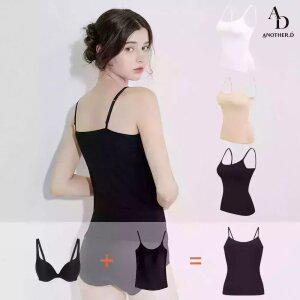 1+1 투인원 끈 브라 나시 캡내장 브라캡나시 브라런닝