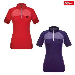 [레드페이스 본사] 여성 프린트벨라하프우먼짚티셔츠 REWFTSM19060