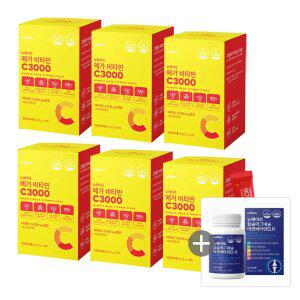 뉴메이트 메가 비타민C 3000 (6박스/6개월분/총180포)+칼슘마그네슘D,K 증정