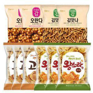 청우 전통과자 10종세트(왕3고3오2김2)