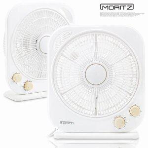 모리츠 박스형 선풍기 25cm 6엽 3단풍속 공기순환 저소음 타이머 소형 탁상용 선풍기