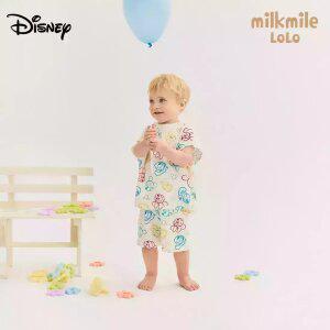 [밀크마일로로] [디즈니]베이비미키와친구들 컬러라인상하복