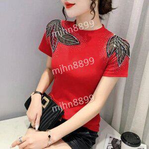 여성화려한큐빅나뭇잎시스루댄스복상의라인댄스  스포츠 사교댄스 연습복 쇼핑몰 밸리