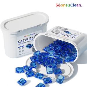 순수크린 옥시풀 캡슐세제 올인원 100개입x1개 8배고농축 실내건조용세제