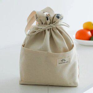 보온 보냉 직장인 도시락가방 복조리 파우치 휴대용 쿨러백