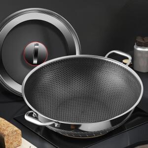 다용도 텐트밖은유럽그리들 스텐 316 스틸 냄비 뚜껑 후라이팬