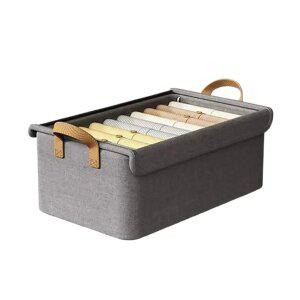 투명창 뚜껑덮개형 부직포 프레임 리빙박스 장난감 수납박스 옷 정리함