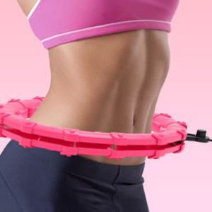 J2K 훌라후프 뱃살 빼기 지압 실내 돌기 조립식