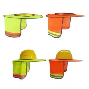 J2K 안전모 햇빛가리개 야외현장 헬맷 메쉬 그늘막