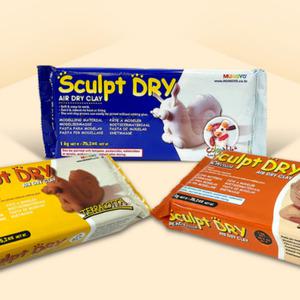 자연건조 찰흙 점토 진흙 클레이 1kg 미술 조각 만들기