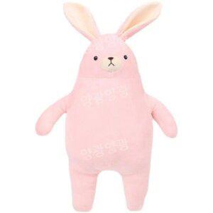 미니소 토끼 국민 애착인형 곰돌이 모찌 그레이 핑크