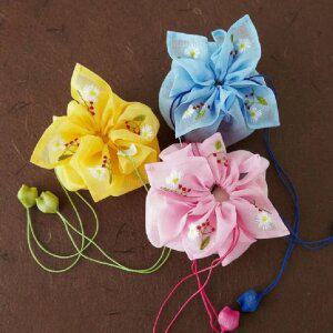 J2K 전통 복주머니 구디백 선물포장 꽃모양 포장 돌차치 답례품