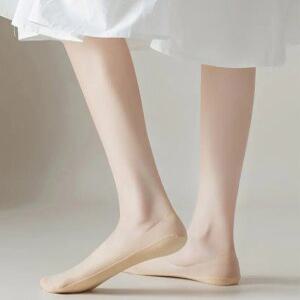 J2K 여름 시스루덧신 여성용 아이스 페이크삭스 양말 망사 냉감덧신 (5개세트)