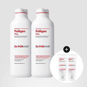닥터포헤어 탈모증상완화 볼륨강화 폴리젠 플러스 샴푸 500mlx2 + 100mlx2